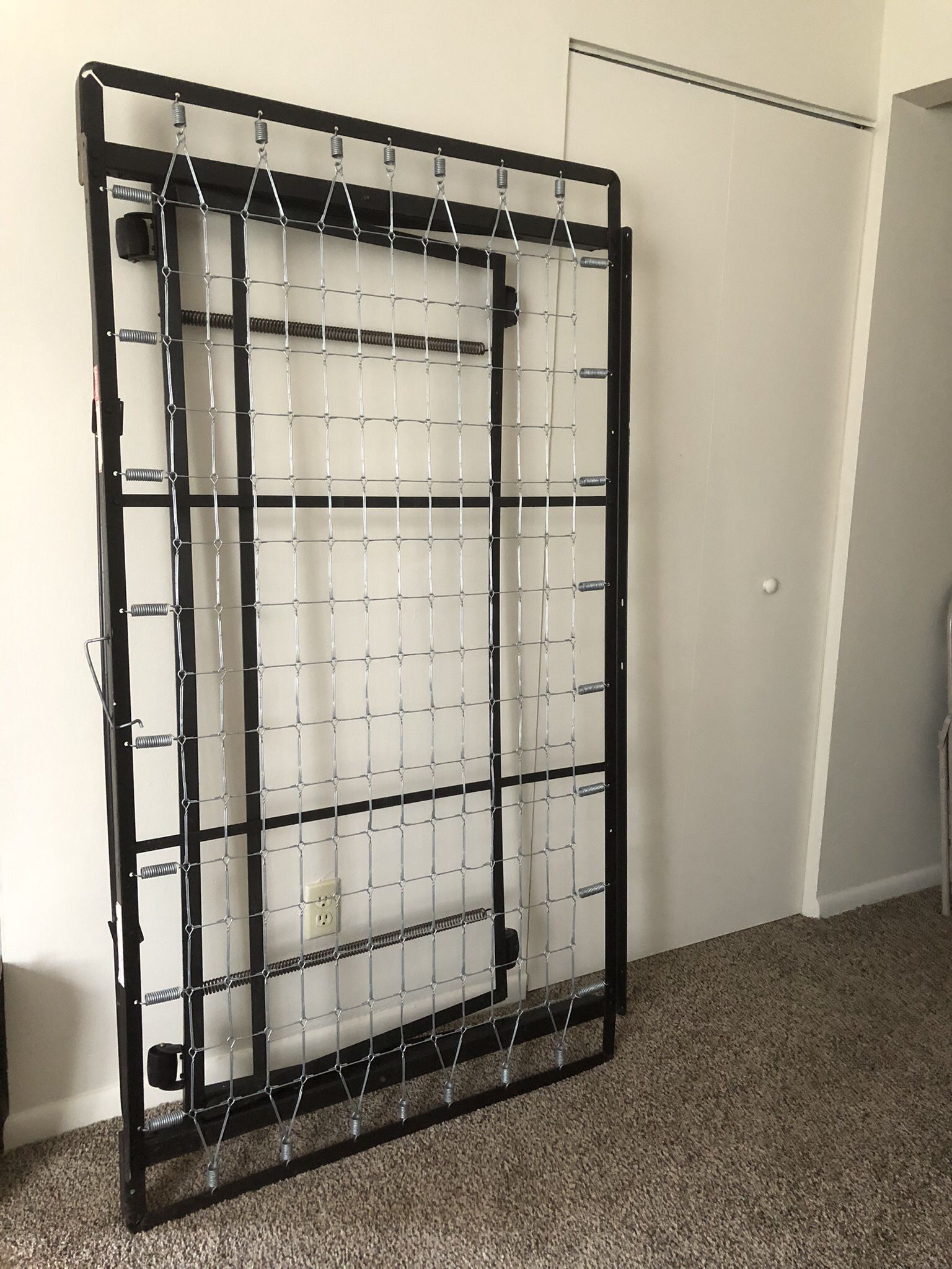 Twin Size Trundle Metal Bed Frame