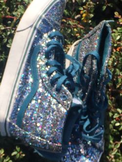 Sparkly vans size 7