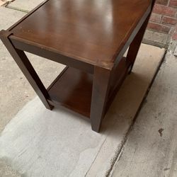 Single Side Solid Wood Table 