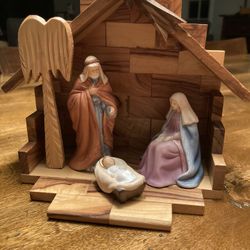 Nativity Set O Holy Night Collection Avon1989