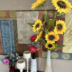 Vases With Flowers 