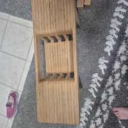 Wood "Meditation" Bench, Or Lap Desk..or Shelf. 
