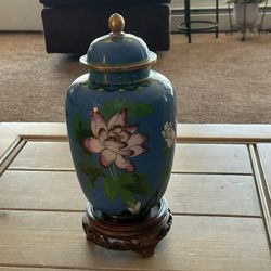 Chinese Cloisonné Lid Jar