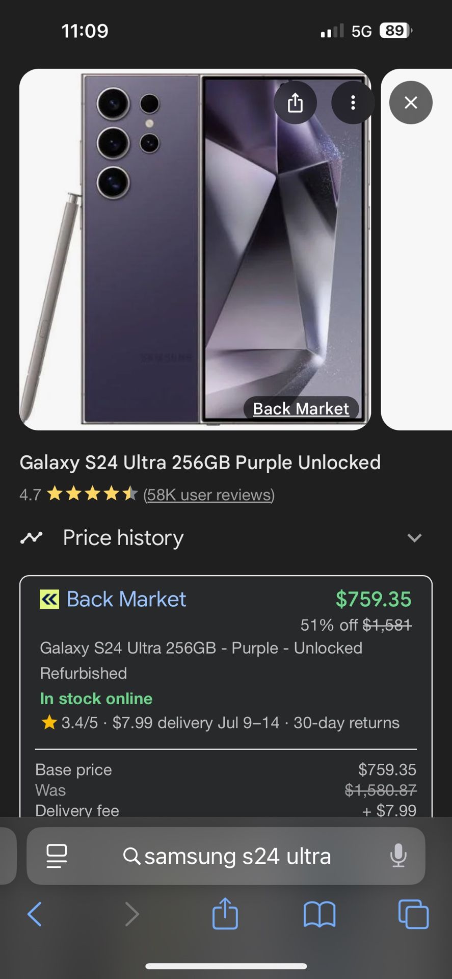 GALAXY S 24 Ultra Unlocked