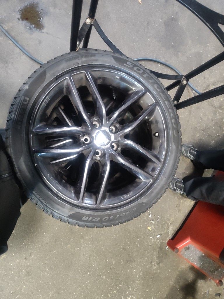 BBS RIMS 18 WITH TIRES 