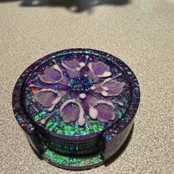 Resin 3D Bloom Coasters 