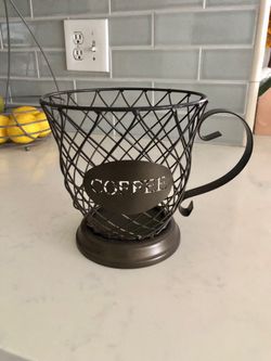 Basket for coffee pods