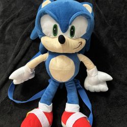 Sonic Plush Back Pack