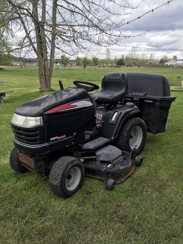 Craftsman 54” DGT 6000 riding mower rider lawn tractor lawn mowers for