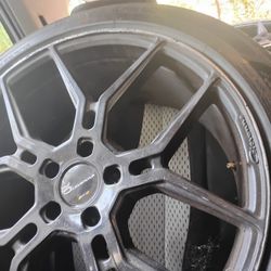 Four 245/ 45/ 20.     On Giavanna Rims