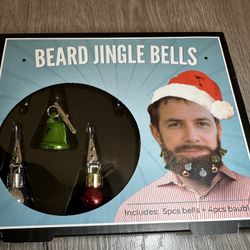 Funny Beard Jingle Bells – Christmas Beard Decoration Kit