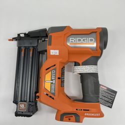 Ridgid 18V Brushless 18 Gauge Brad Nailer TOOL ONLY