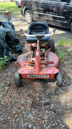 42 cut snapper riding mower