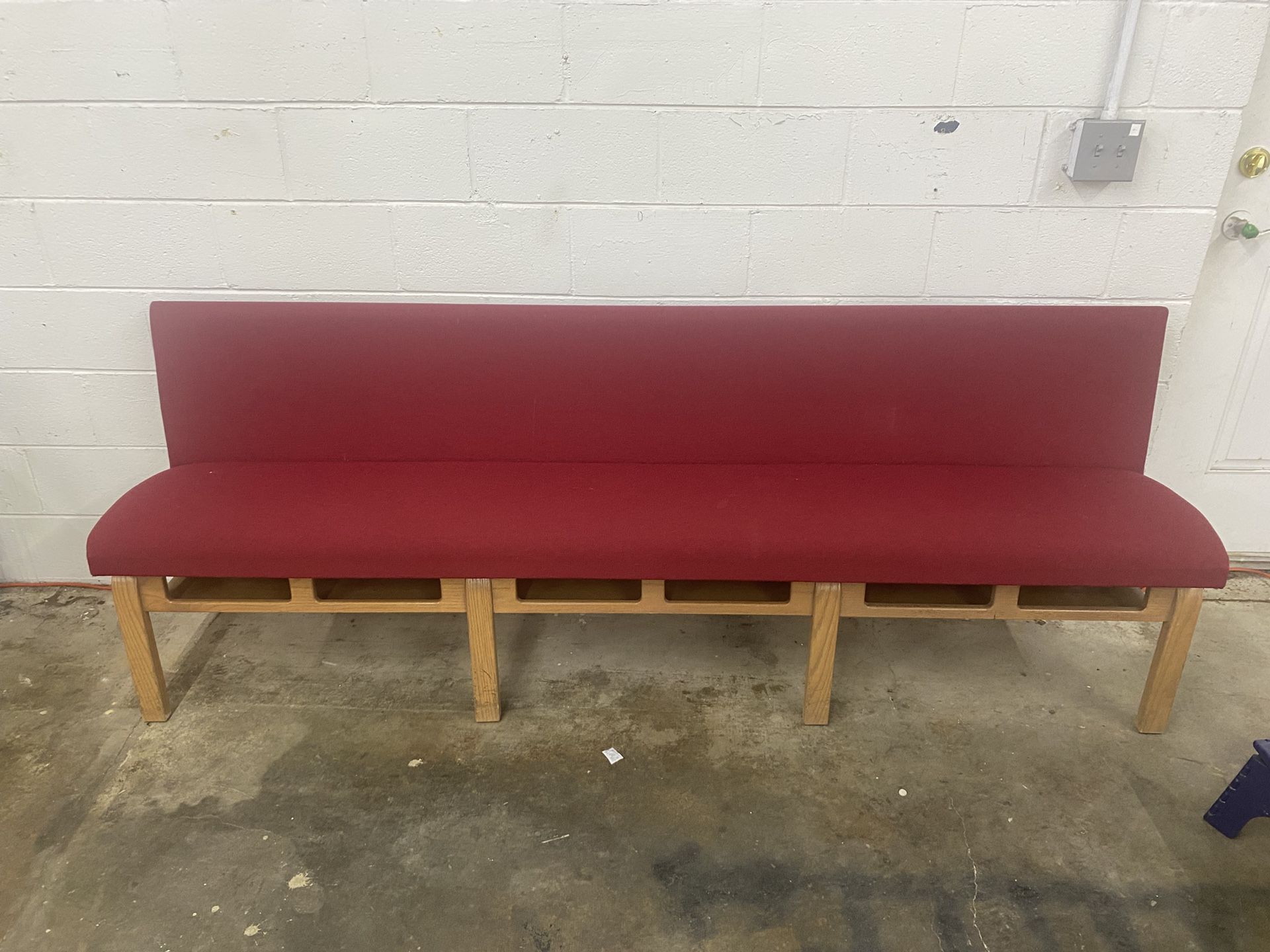Padded Church Pews