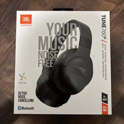 JBL Tune 760NC Wireless Headphones - Black