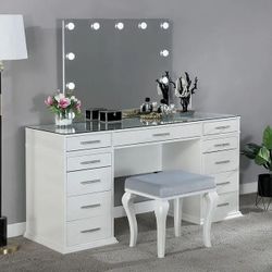Bambina Vanity set with glitzy bulbs- Dark grey-available in 2 colors Now 1049.00 Free Delivery 🚚 