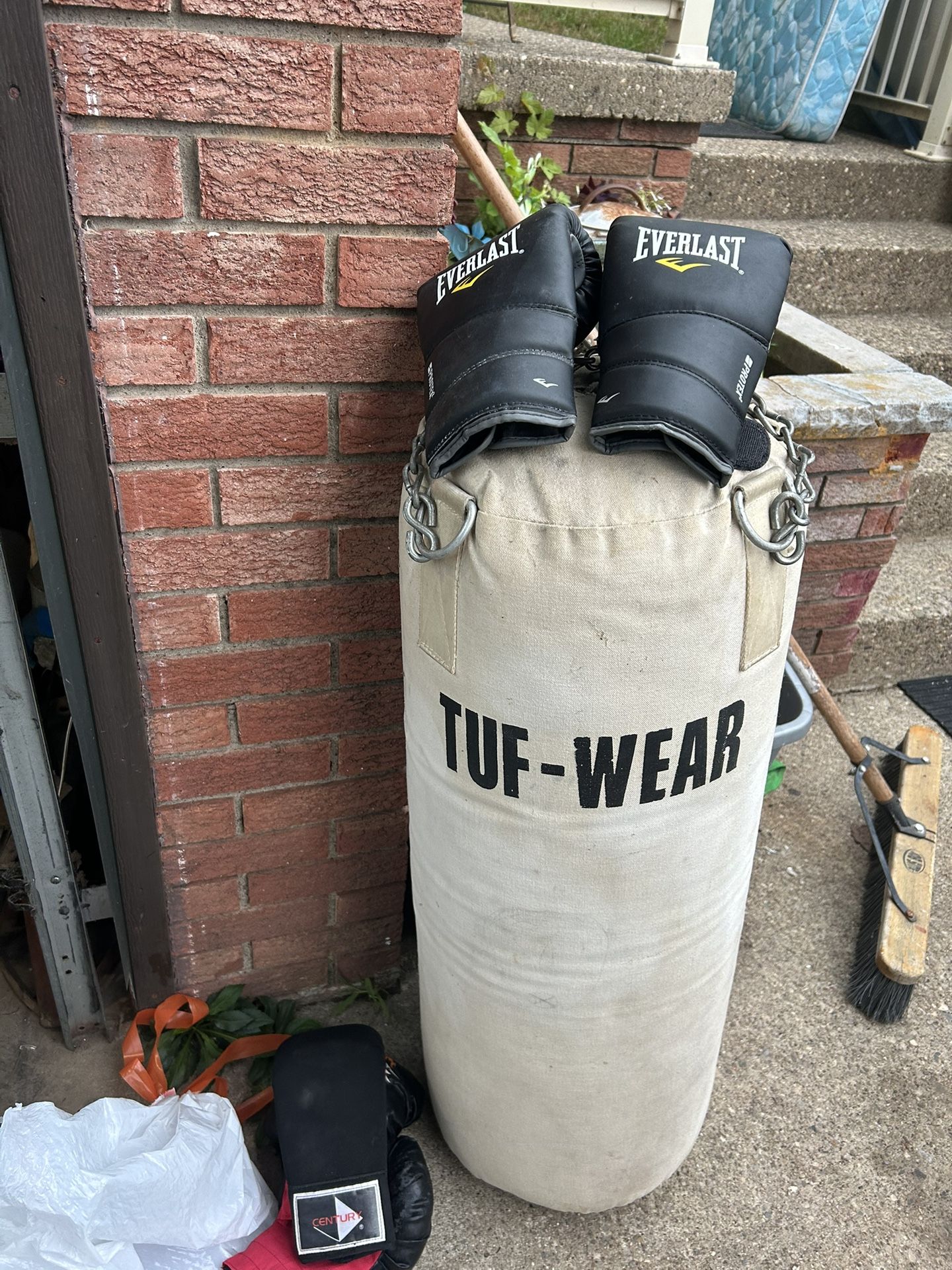 Punching Bag & Gloves