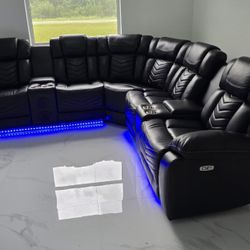 POWER RECLINER SECTIONAL SOFA 
