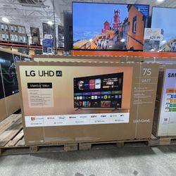 75ua7700 75” lg smart 4k led uhd tv floor model