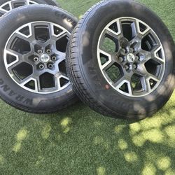 4 2025 FORD F150 20" RIMS&TIRES