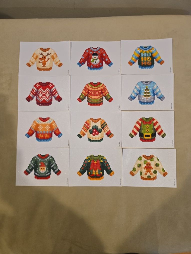 Ugly Christmas Sweater Diamond Art