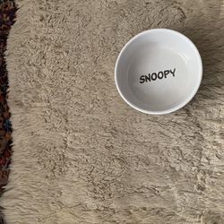Peanuts Snoopy Ceramic 8 inch Pet Dish