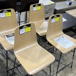 Light Color Counter Stool- 4 Pack