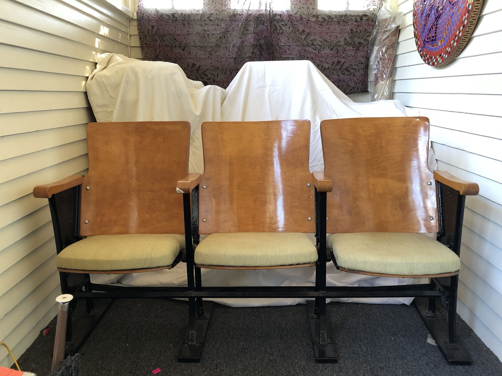 Old wooden theater seats for sale new arrivals