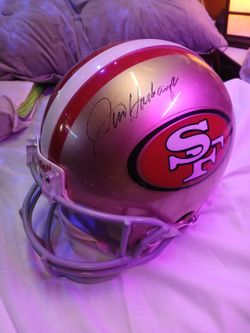 Signed San Francisco 49ers Full-Size Helmet