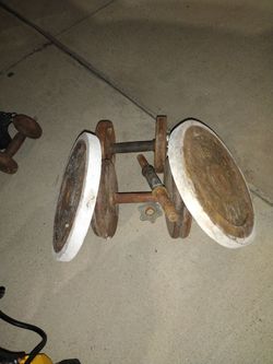 I have this huge lot of barbells and weights make me an offer on all I told him my offer $20 everything must go today I have a lot of stuff for my sto