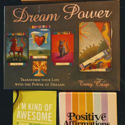 Package Of Dream And Affirmation Cards With Journal And Sign