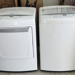 LG Washer and Gas Dryer Set