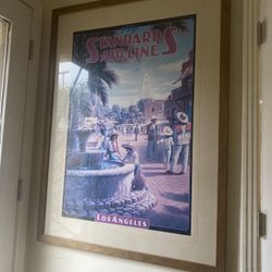 Large Standard Airlines Poster 