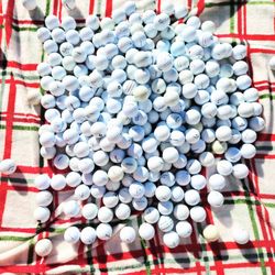 50 White Golf Balls 