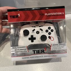 New PS3 Wired Controller 10 Foot Cord by Tier 1-Alpine White 