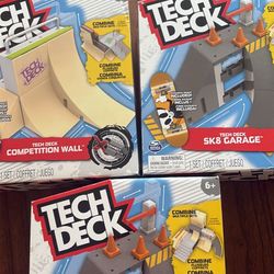 Lot Of Tech Deck Skate Parks