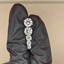 VVS Moissanite Stud Earrings – 3mm–7.5mm, 925 Silver & Select Gold Plated, Passes Diamond Tester