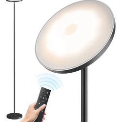 Bright LED Floor Lamp with Remote 