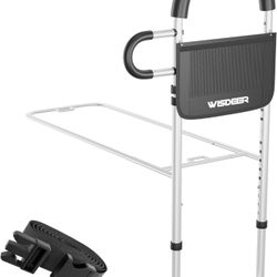 Bed Rails for Elderly Adults Safety with Storage Pocket, Dual Handle E(52)