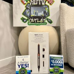 Dyson Airwrap complete long multi styler nickel copper floor model display 