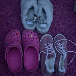 3 Pairs of Worn Womens Shoes