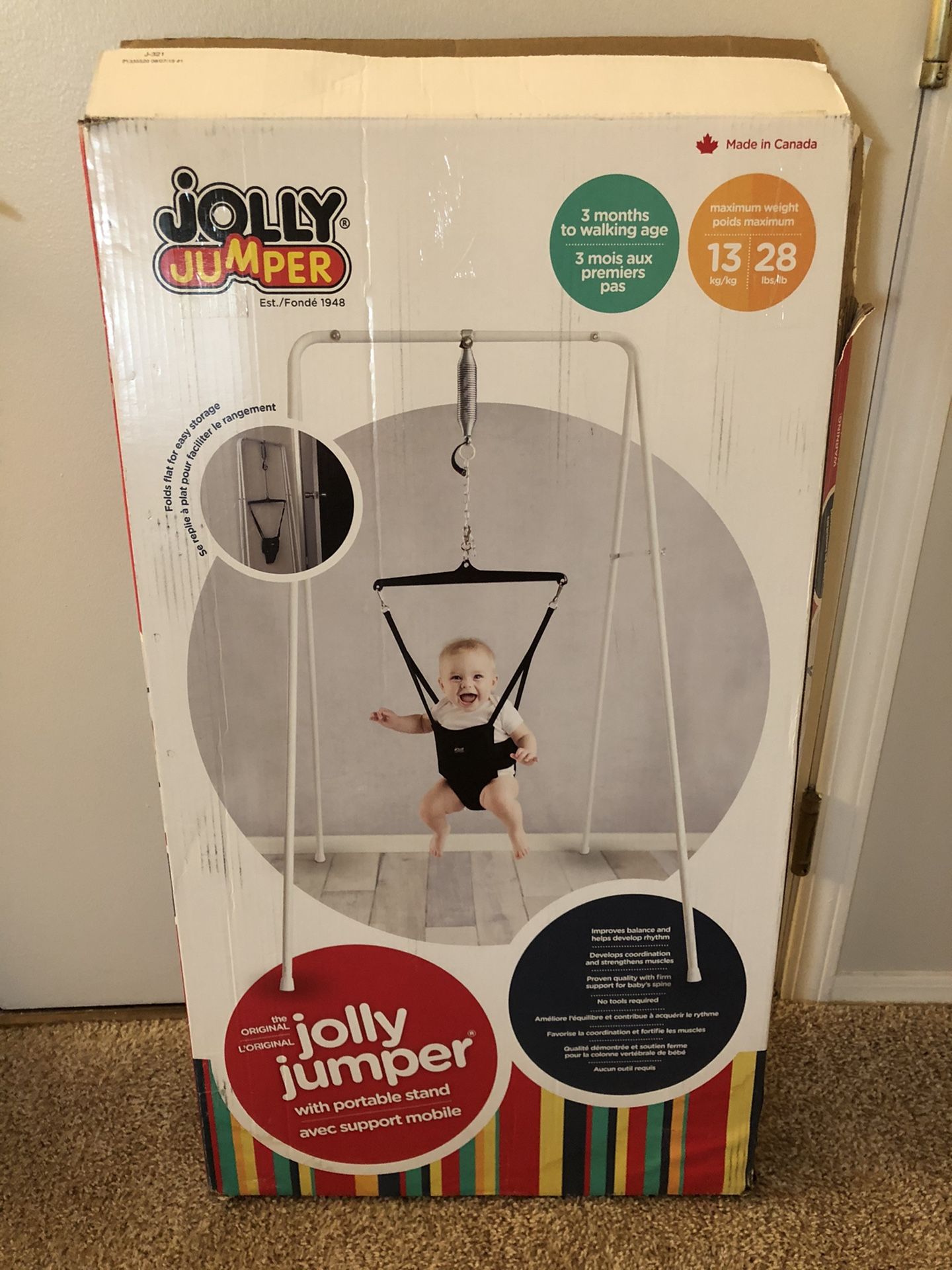 Jolly Jumper baby bouncer exerciser