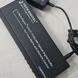J-Tech Digital 4x4 Optical Audio Matrix (SPDIF/TOSLINK)