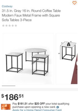 Sofá Table 3 Pc