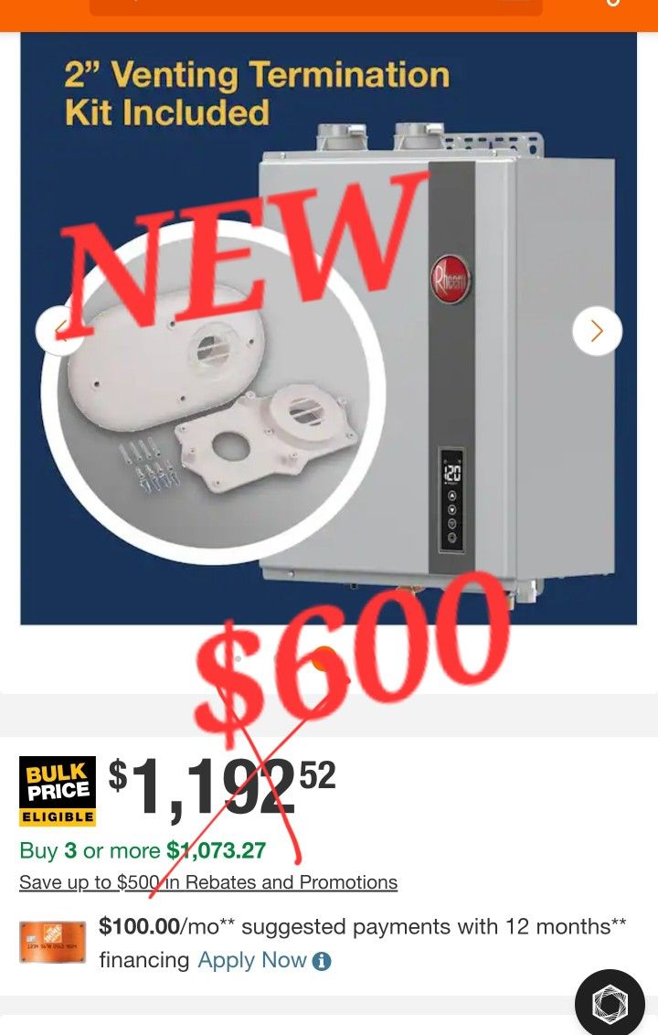 Rheem Tankless Water Heater