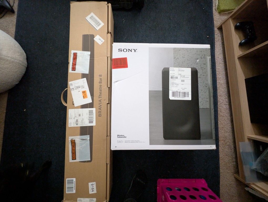 (NEW) Sony Theatre Bar 8 + SW3 Wireless Sub (NEW)