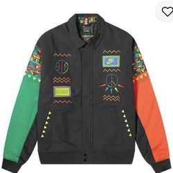 Nike Dept. of Archives 1992 Reissue Men's Vintage Jacket Small Black Multiple Color