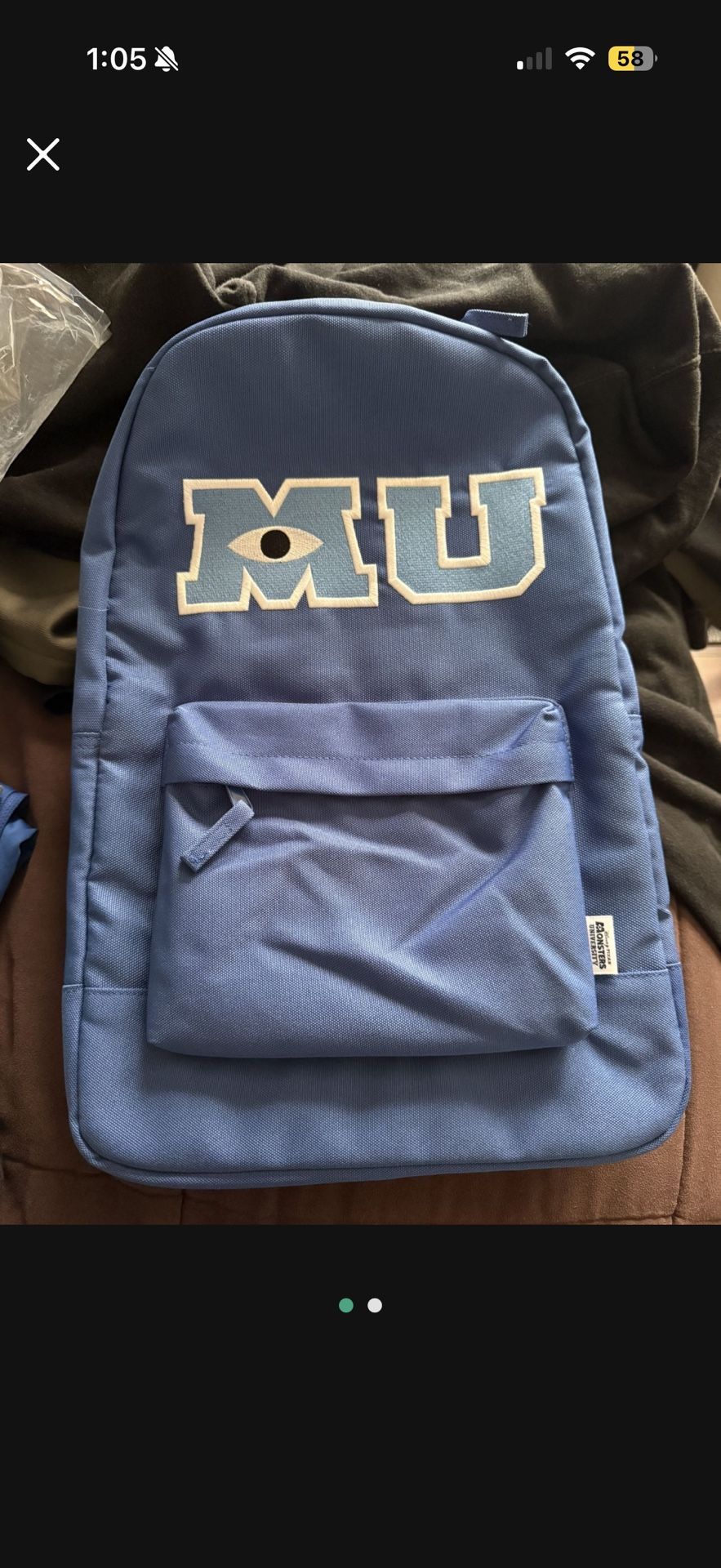 Monsters Inc backpack
