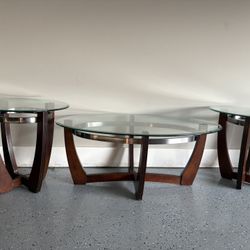Coffee Table With Side Tables