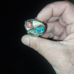 Vintage Native American Men's Ring Size 11 1/2